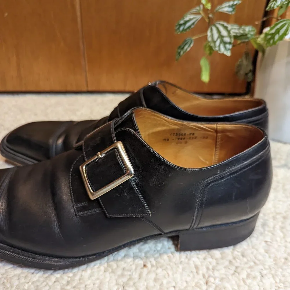 J.M. Weston Beaubourg Monk Strap Leather Derby - Picture 8 of 10